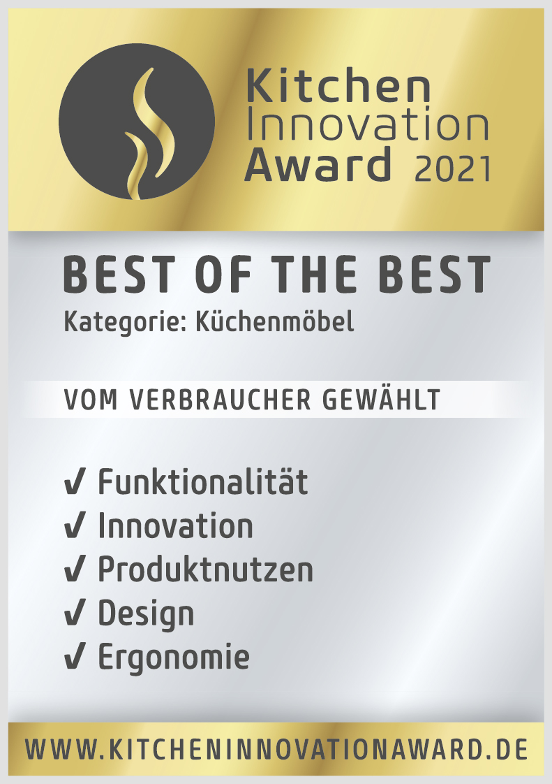 Auszeichnung: Kitchen Innovation Award 2021